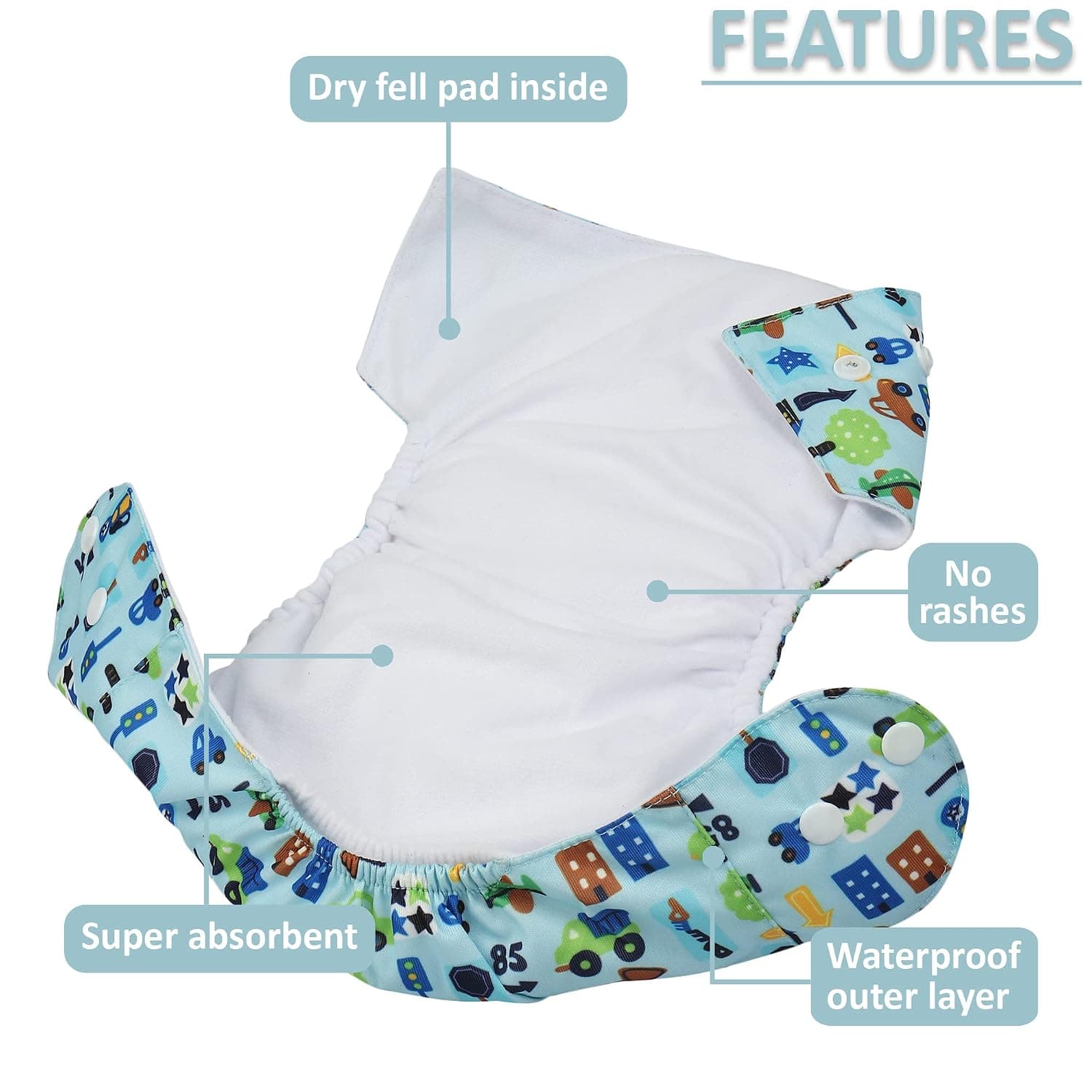 Reusable Baby Cloth Diaper
